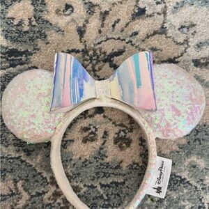 Iridescent Sequin Ears Headband. Disney Parks.